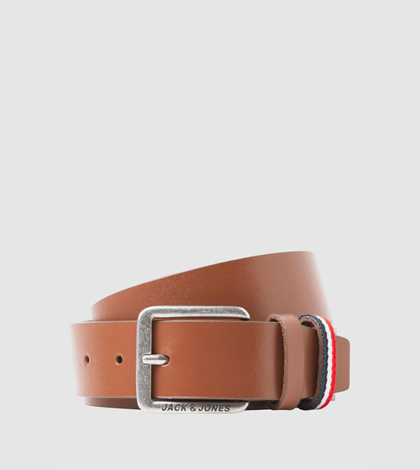 Jack & Jones Jack & Jones - Brown Leather Belts