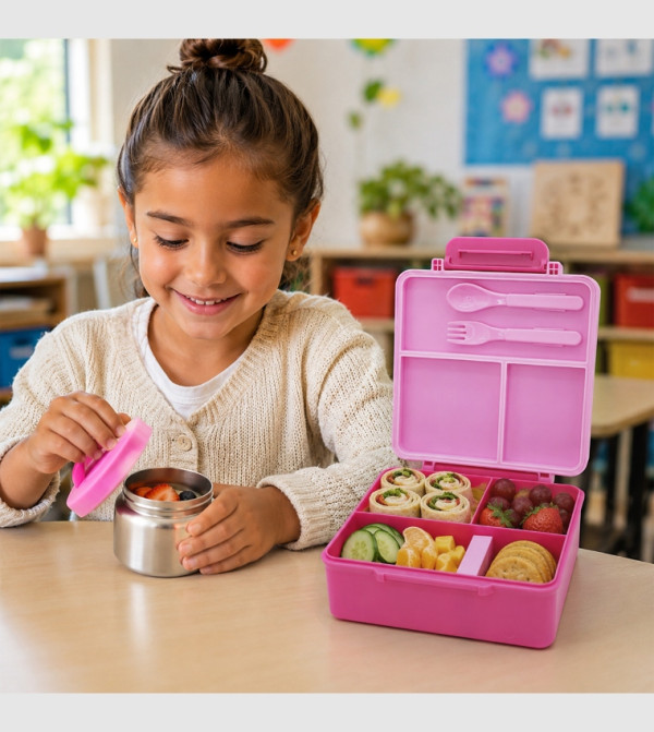 بيبيز بيسك بيبيز بيسك - وردي Lunch Box
