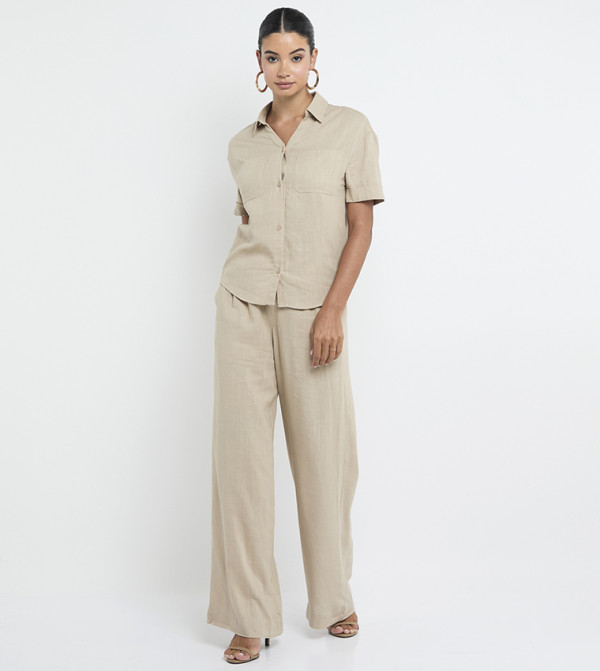 Anne Klein  Co-Ord Set - Beige Co-Ord Set