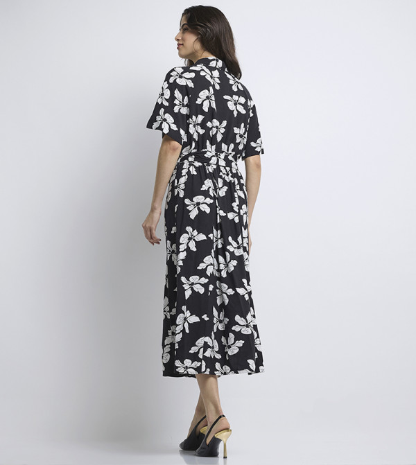 Anne Klein  Shirt & T-Shirt Dresses - Black Shirt & T-Shirt Dresses