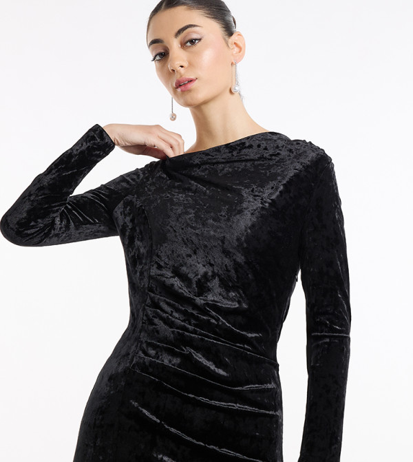 BCBG Clothing - Black Midi Dresses