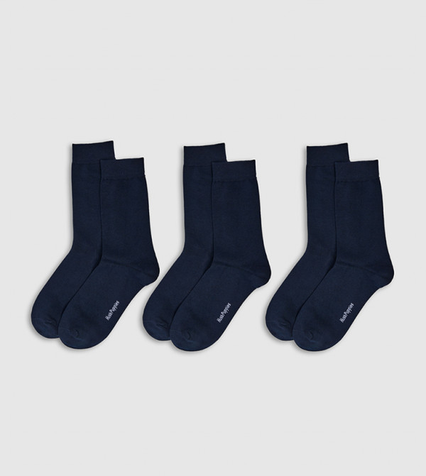 هاش بابيز  جوارب لنصف الساق  - كحلي Calf Length Socks