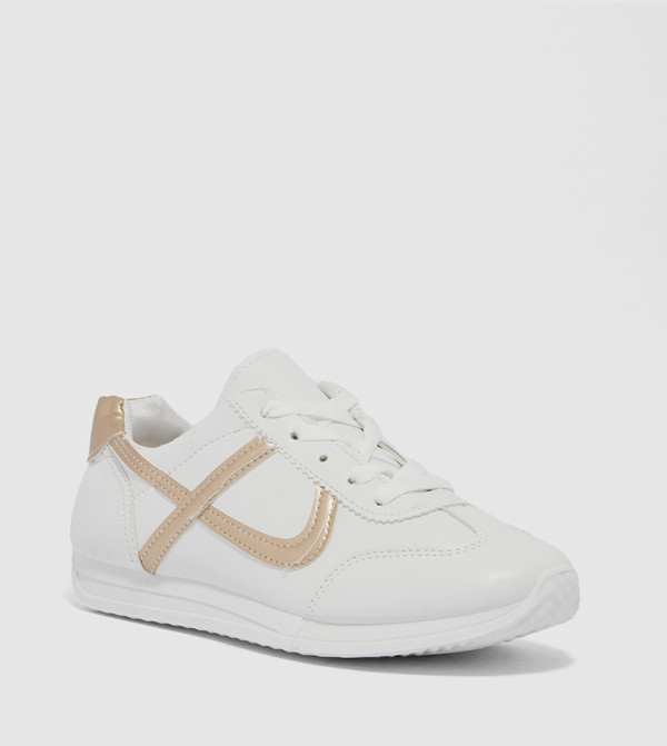HIS & HERS Aila - Gold Lace Up