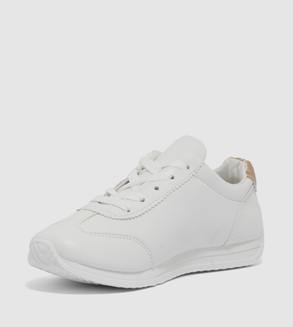 HIS & HERS Aila - Gold Lace Up