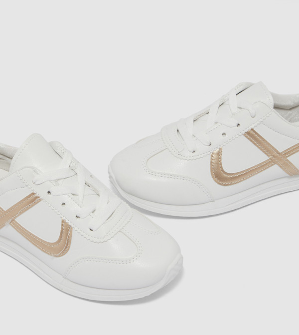 HIS & HERS Aila - Gold Lace Up