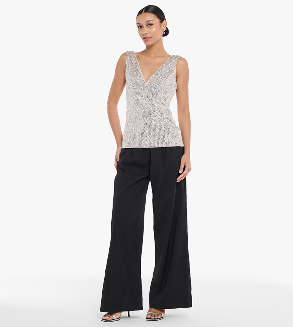 BCBG Clothing - Nude Sleeveless Tops