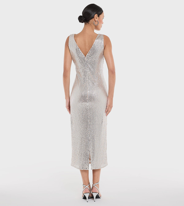 BCBG  Midi Dresses - Nude Midi Dresses