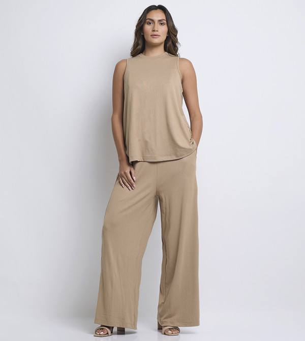 Anne Klein  Co-Ord Set - Taupe Co-Ord Set