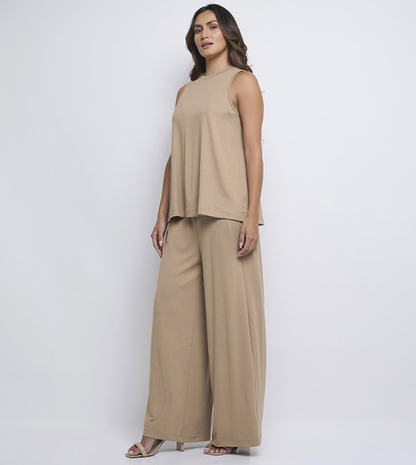 Anne Klein  Co-Ord Set - Taupe Co-Ord Set