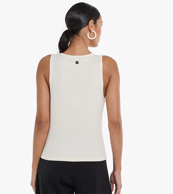 BCBG Clothing - White Sleeveless Tops