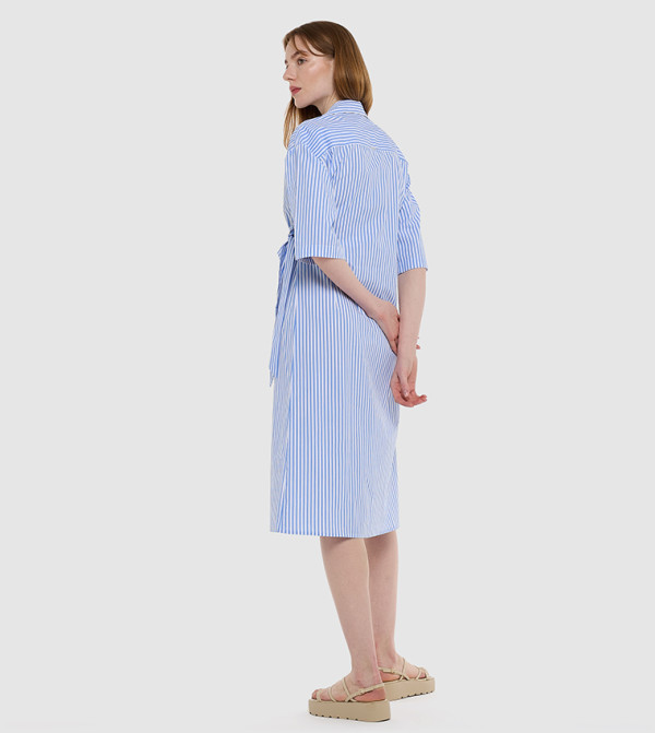 BCBG  Dresses - Blue Shirt & T-Shirt Dresses