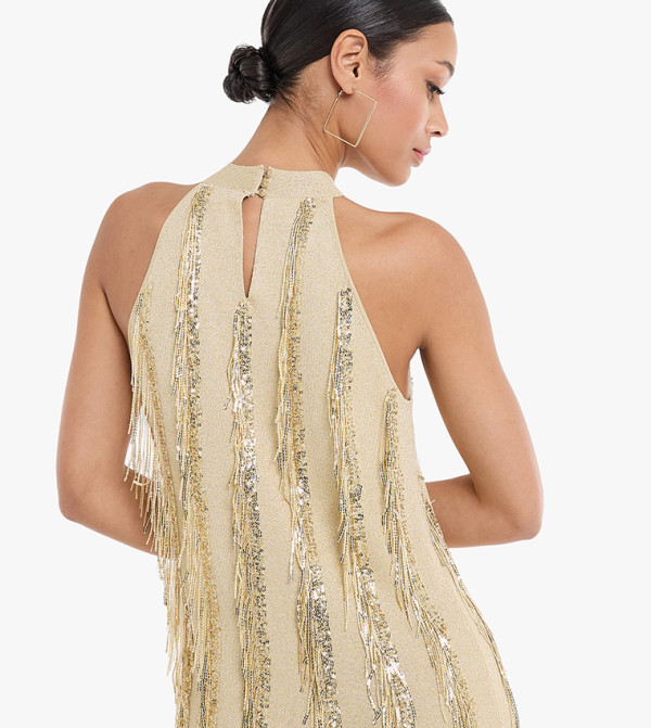 BCBG  Clothing - Gold Mini Dresses