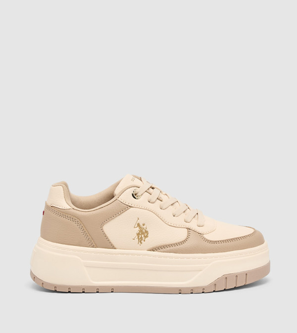 U.S. Polo Assn.  Low Top - Beige Low Top