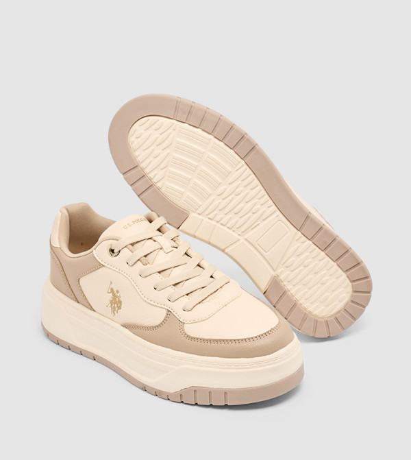 U.S. Polo Assn.  Low Top - Beige Low Top