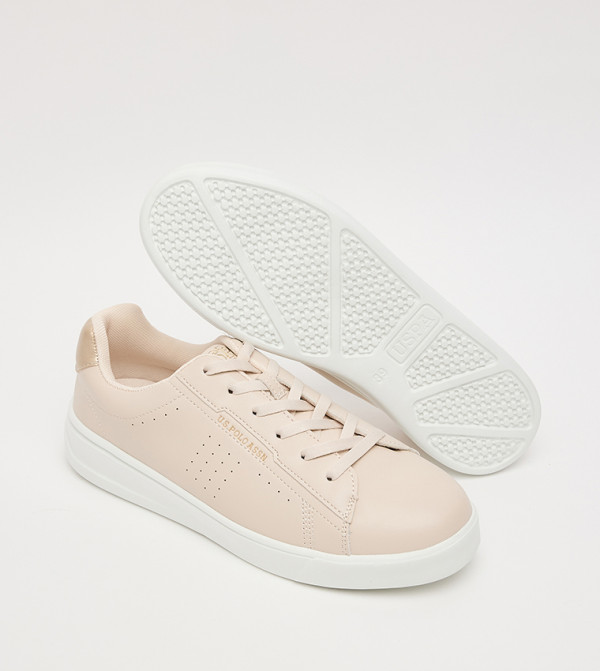 U.S. Polo Assn. U.S. POLO ASSN. - Beige Low Top