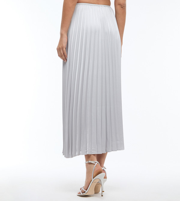 BCBG  Skirts - Silver Midi Skirts