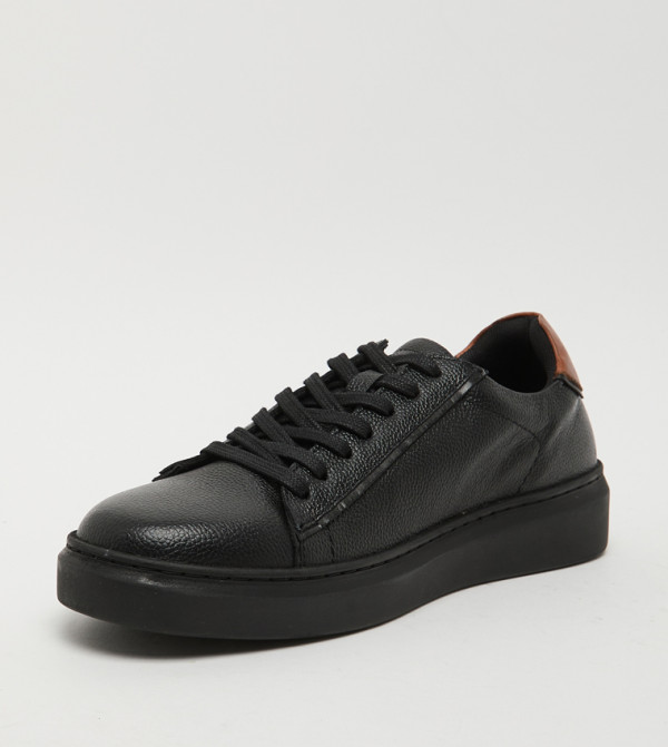 Hush Puppies Hush Puppies - BLACK Low Top