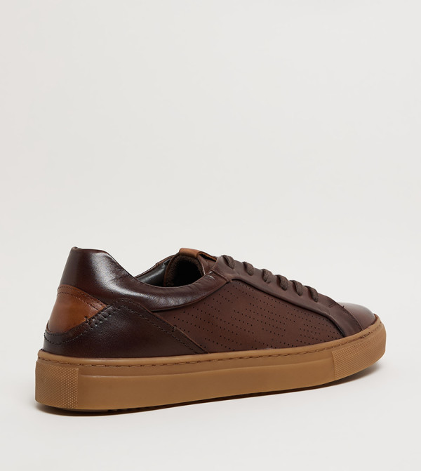 Hush Puppies  - Dark Brown Low Top