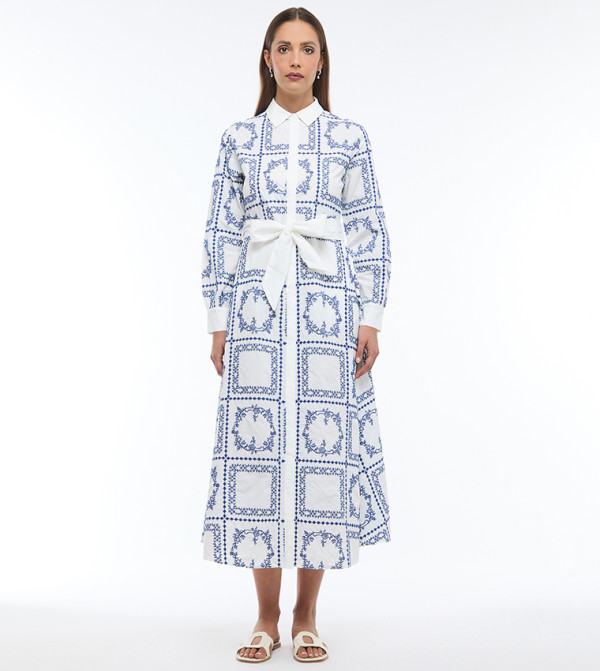 BCBG  Shirt & T-Shirt Dresses - White Shirt & T-Shirt Dresses