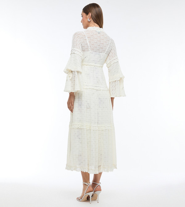 BCBG BCBG - Cream Casual Jackets