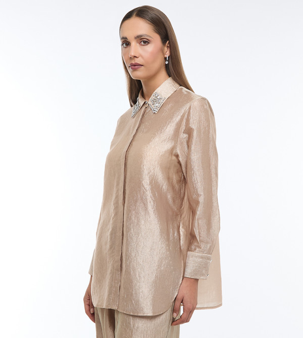 BCBG  Shirts - Beige Shirts