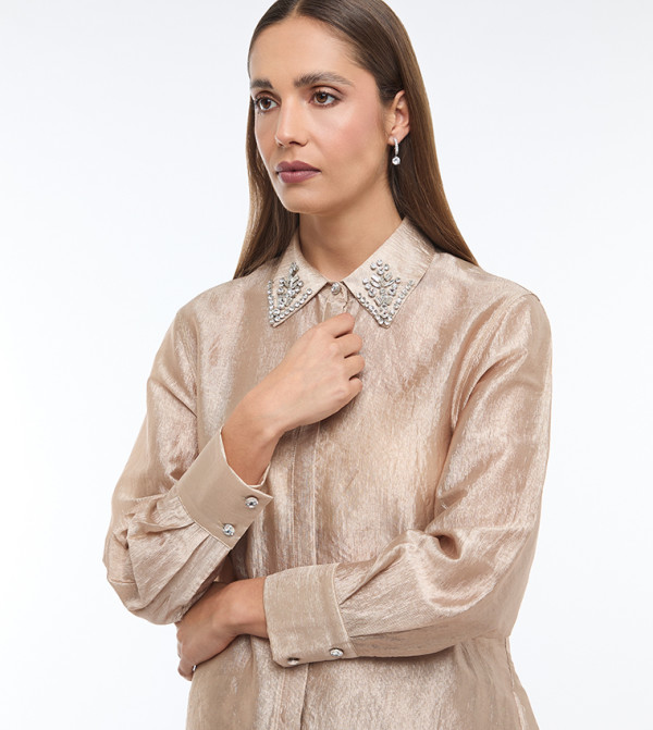 BCBG  Shirts - Beige Shirts