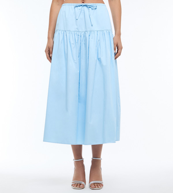 بي سي بي جي colorpop-w - أزرق Midi Skirts
