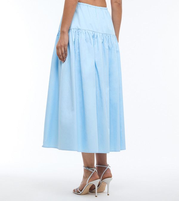 بي سي بي جي colorpop-w - أزرق Midi Skirts