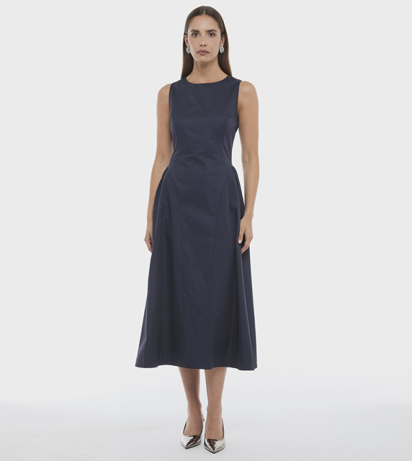 BCBG  Clothing - Navy Midi Skirts