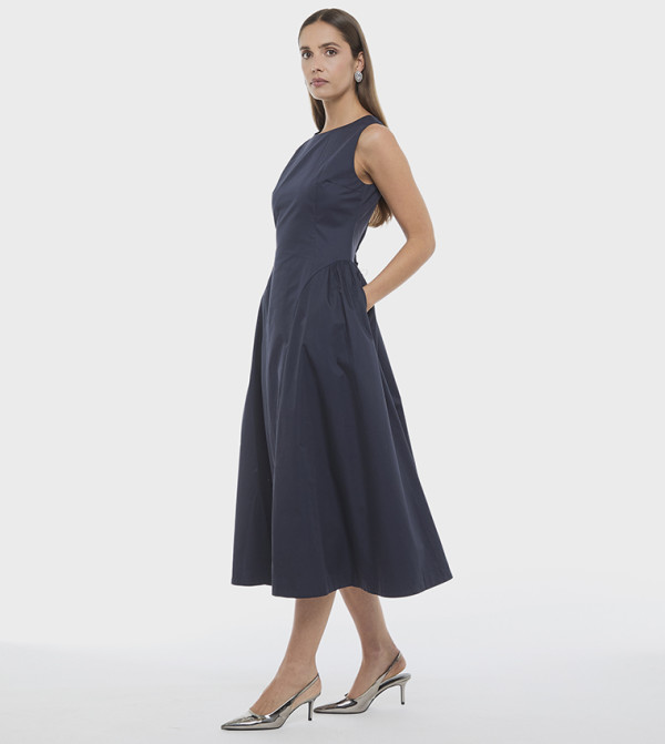 BCBG  Clothing - Navy Midi Skirts