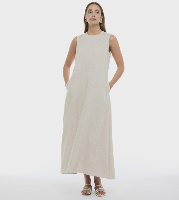 BCBG  Clothing - Beige Maxi Dresses