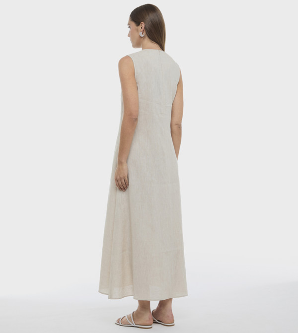 BCBG  Clothing - Beige Maxi Dresses