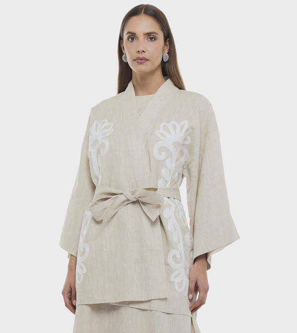 BCBG  - Beige Midi Dresses