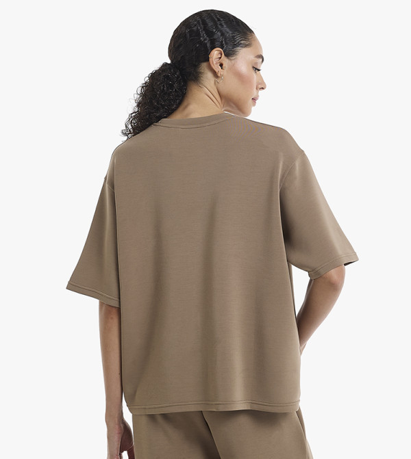 BCBG  neutral-tailoring - Camel Casual T-Shirts