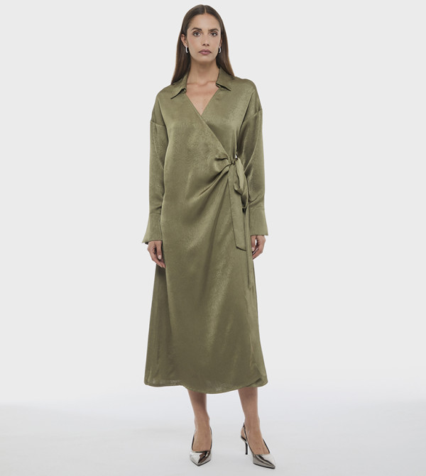 BCBG BCBG - Olive Midi Dresses