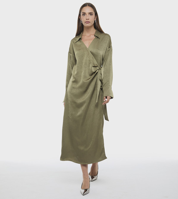 BCBG BCBG - Olive Midi Dresses