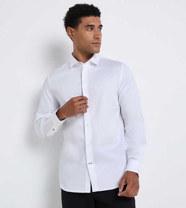 بن شيرمان ملابس - أبيض Long Sleeves