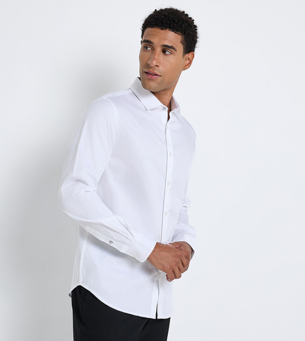 بن شيرمان ملابس - أبيض Long Sleeves
