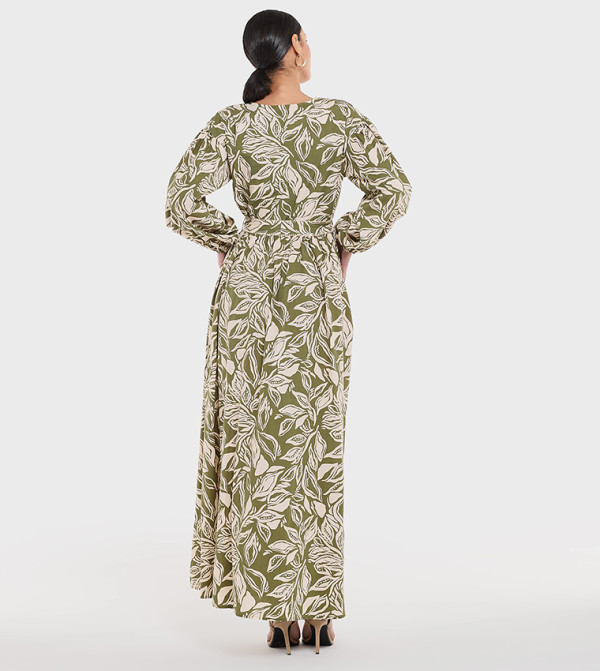 بي سي بي جي  floral-dresses-march - أخضر Maxi Dresses