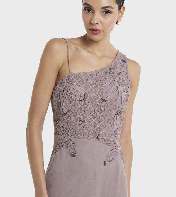 BCBG  Party Dresses - Purple Maxi Dresses