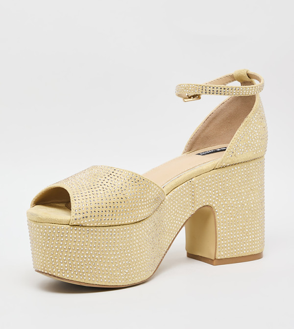 Nine West  Platforms - Gold Platforms