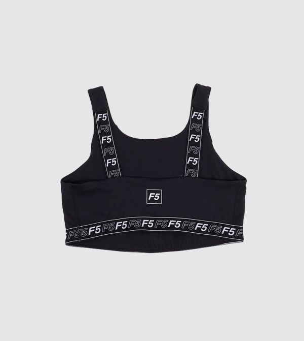 F5 Sportswear - Black Sports Bras