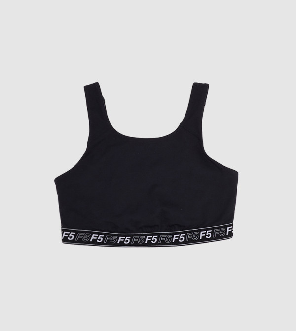 F5 Sportswear - Black Sports Bras
