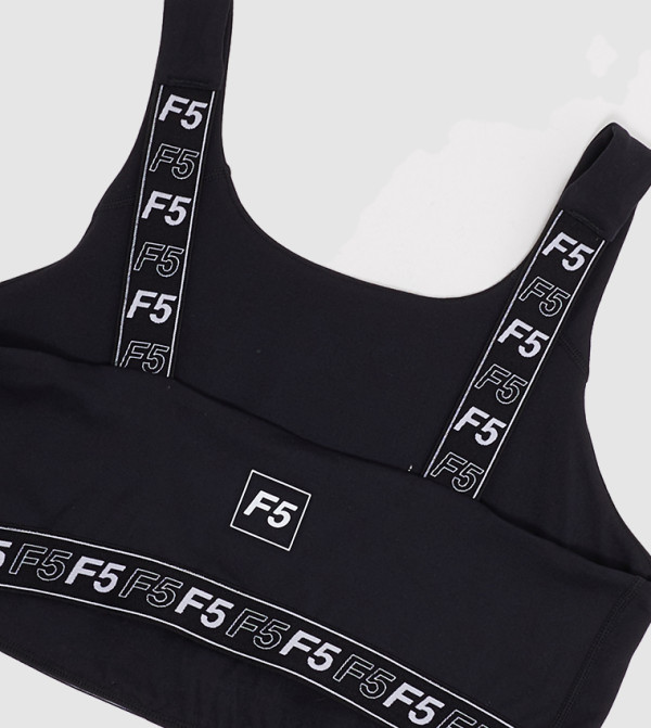 F5 Sportswear - Black Sports Bras