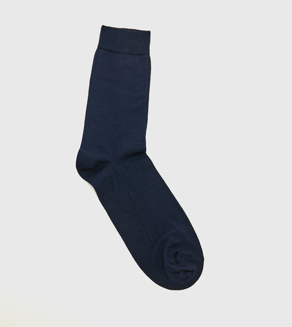 Steve Madden  Calf Length Socks - Navy Calf Length Socks