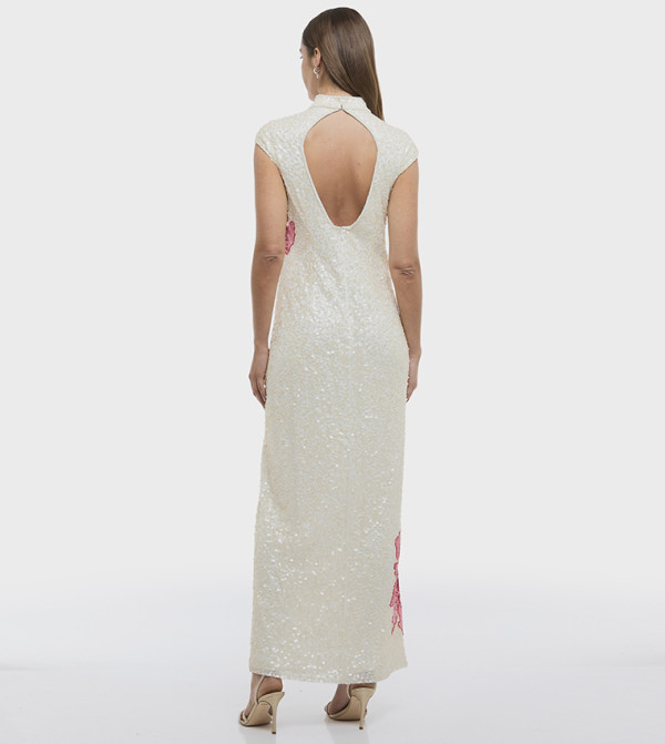 بي سي بي جي ملابس - كريمي Maxi Dresses