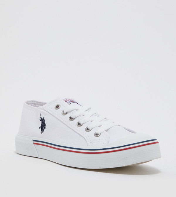 U.S. Polo Assn. U.S. POLO ASSN. - White Low Top