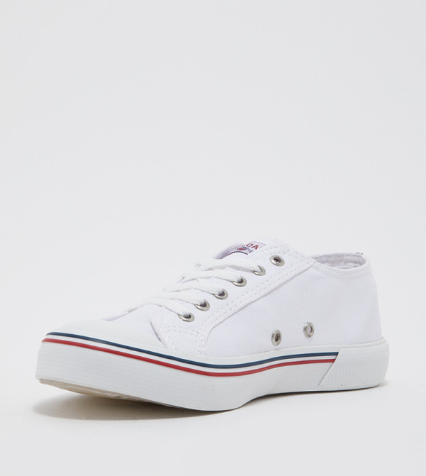U.S. Polo Assn. U.S. POLO ASSN. - White Low Top