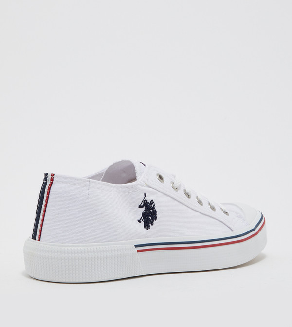 U.S. Polo Assn. U.S. POLO ASSN. - White Low Top