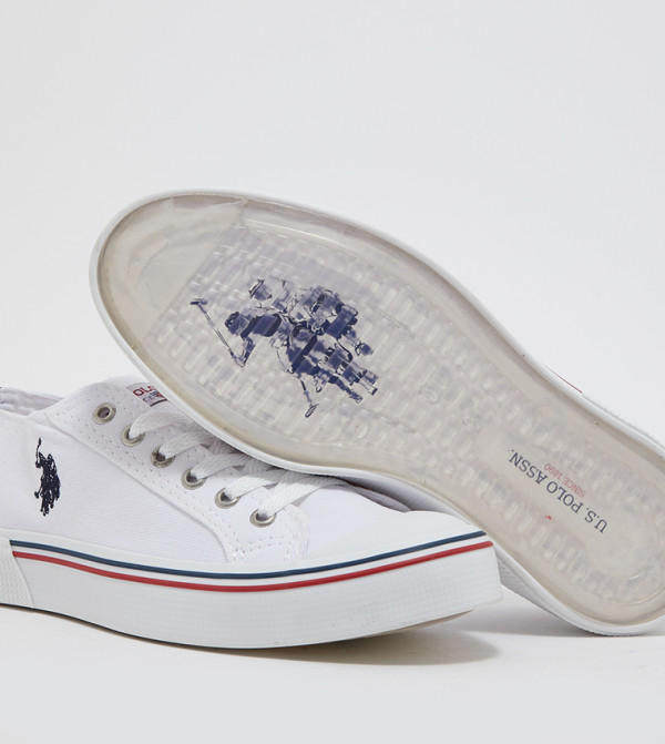 U.S. Polo Assn. U.S. POLO ASSN. - White Low Top
